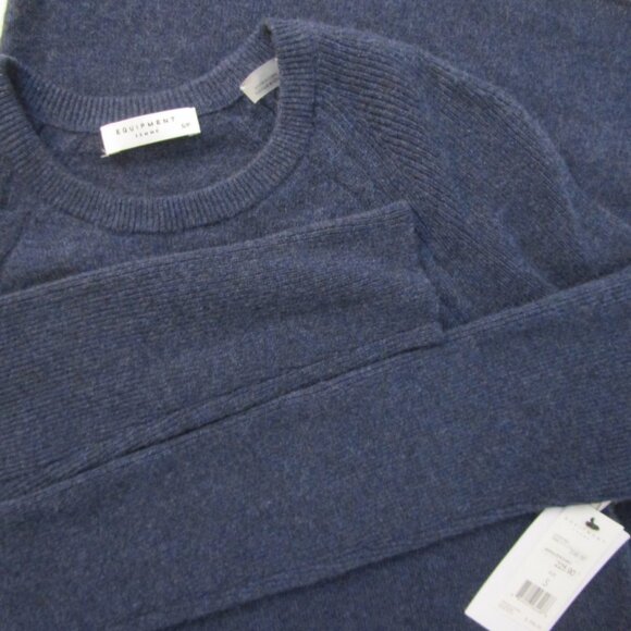 CASHMERE Sweater Dress Willy Heather Denim Blue Cuddly - Picture 7 of 11